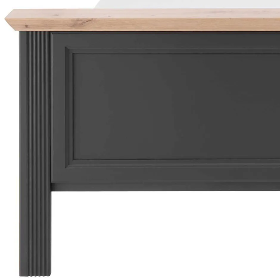 Schlafzimmer Bettanlage und Schrank Set - Zenuvra (vierteilig)^Wohnen Outlet