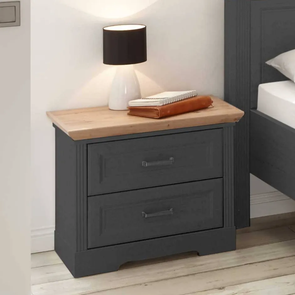 Schlafzimmer Bettanlage und Schrank Set - Zenuvra (vierteilig)^Wohnen Outlet