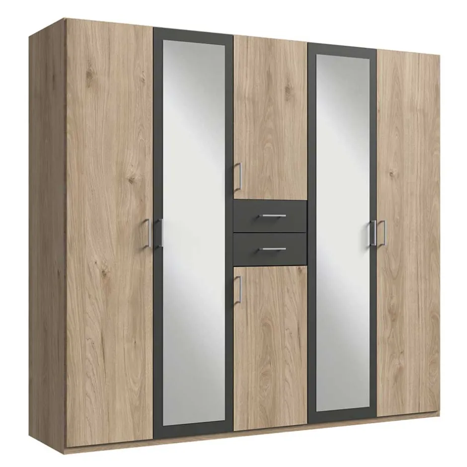Schlafzimmer Drehtürenschrank modern - Ride^Wohnen Discount