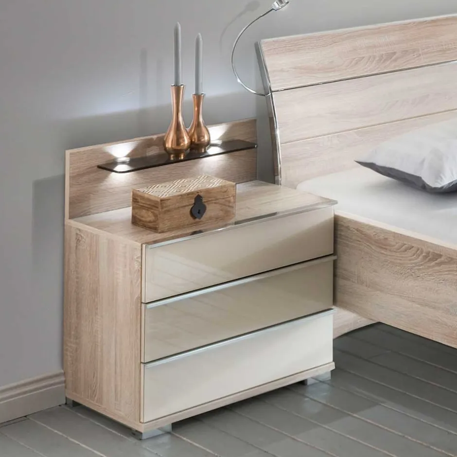 Wohnen Schlafzimmer Einrichtung als Set - Rativian (vierteilig)