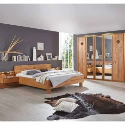 Schlafzimmer Einrichtung Apolios in Erle teilmassiv (vierteilig)^Wohnen Sale