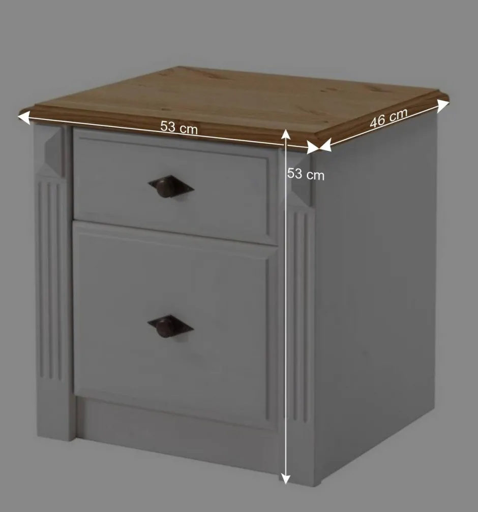 Wohnen Schlafzimmer Einrichtung Oradea im Landhausstil (vierteilig)