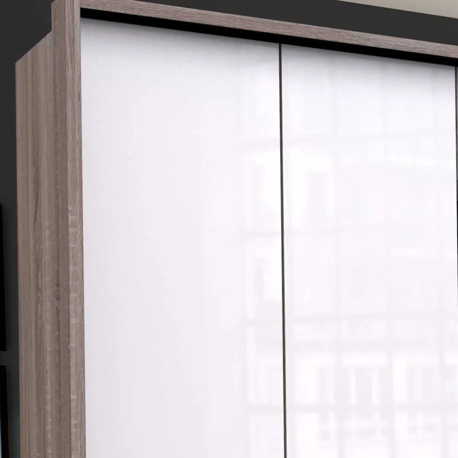 Schlafzimmer Falttüren-Schrank mit Spiegel - Empresian^Wohnen Clearance