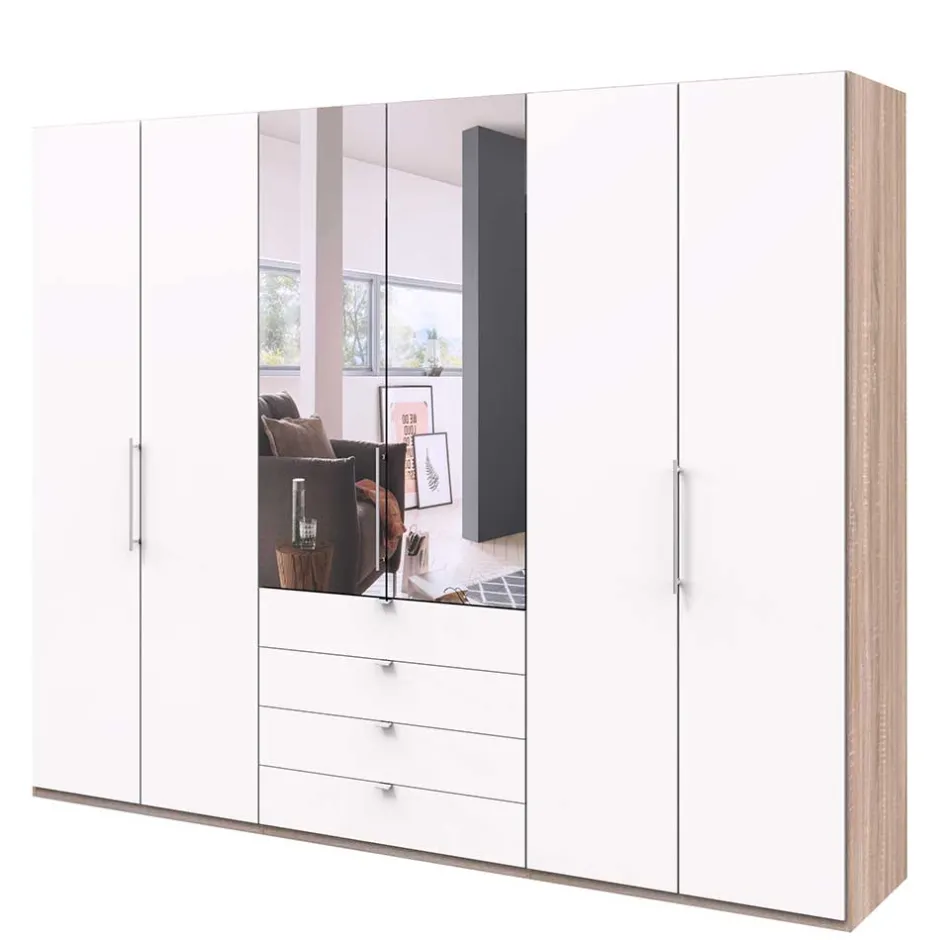 Schlafzimmer Gleittürenschrank mit Spiegel - Vaclyn^Wohnen Sale