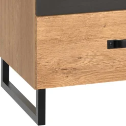 Schlafzimmer in Plankeneiche & Schwarzgrau - Bram (vierteilig)^Wohnen Best