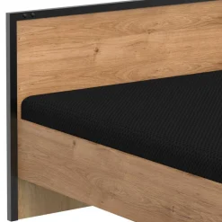 Schlafzimmer in Plankeneiche & Schwarzgrau - Bram (vierteilig)^Wohnen Best