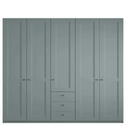 Schlafzimmer Kleiderschrank in Graugrün - Rajavo^Wohnen Clearance