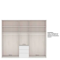 Schlafzimmer Kleiderschrank in Graugrün - Rajavo^Wohnen Clearance