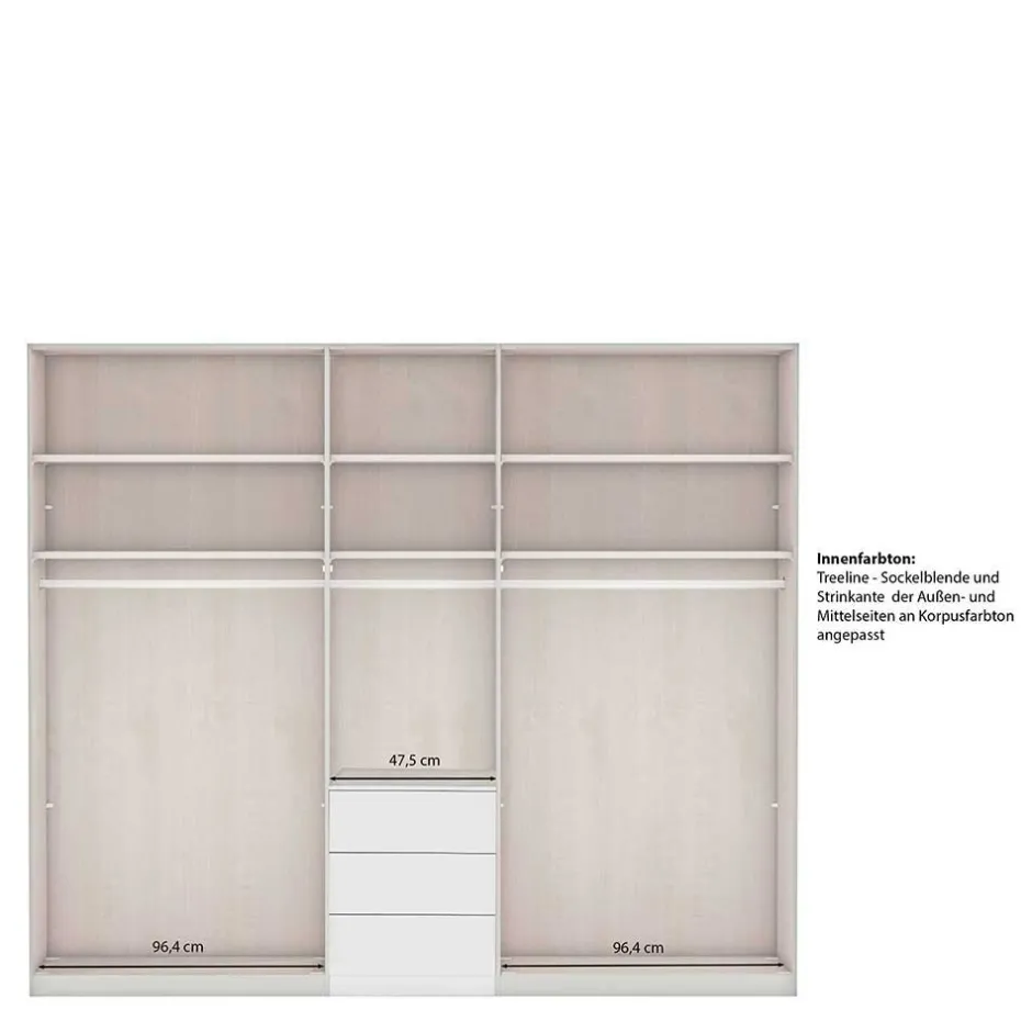 Schlafzimmer Kleiderschrank in Graugrün - Rajavo^Wohnen Clearance