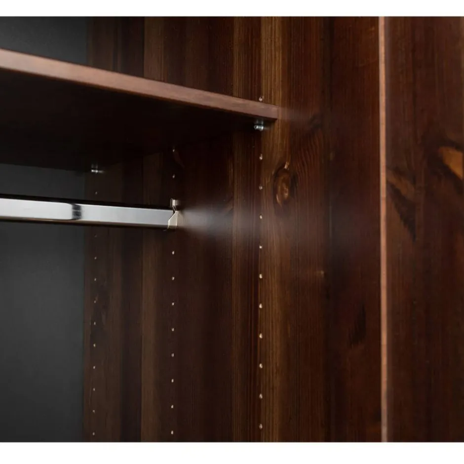 Schlafzimmer Kleiderschrank in Dunkelbraun - Nauizia^Wohnen Hot