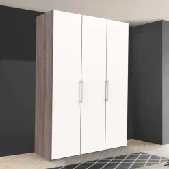 Schlafzimmer Kleiderschrank modern in Weiß - Tivierto^Wohnen Clearance