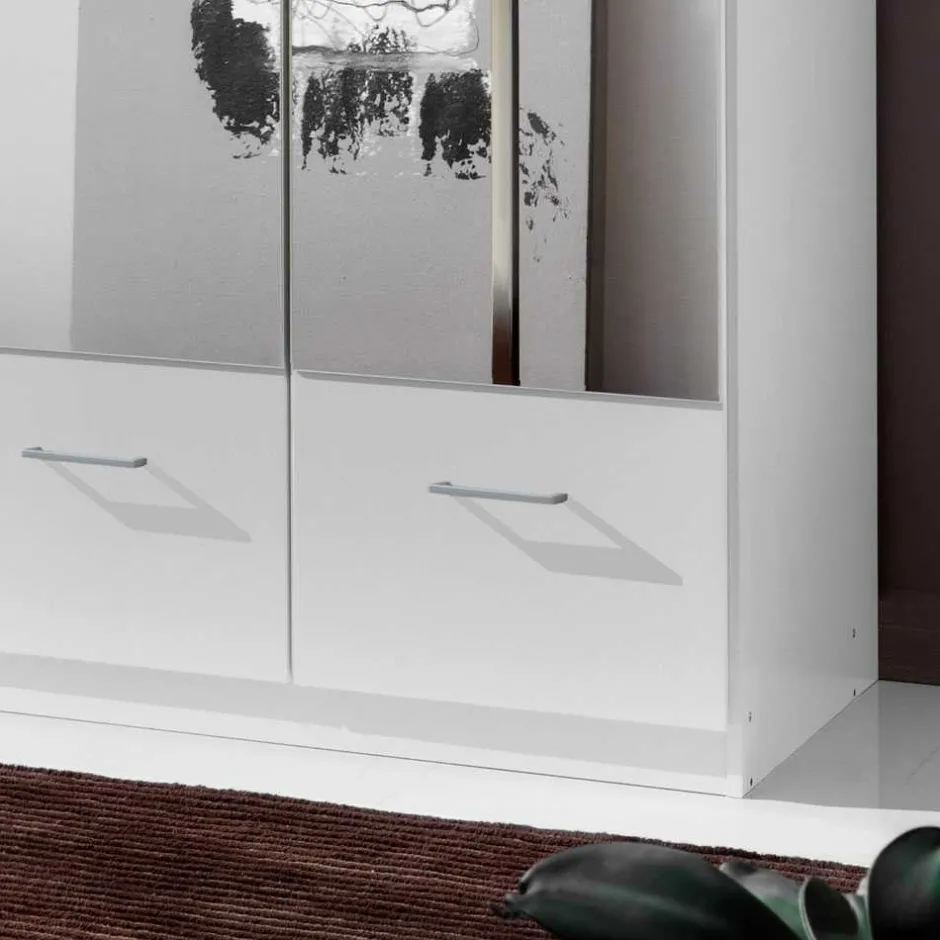 Schlafzimmer Kleiderschrank Mellevos in Weiß^Wohnen Hot