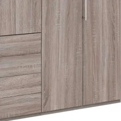 Schlafzimmer Kleiderschrank in Eiche dunkel - Crenba^Wohnen