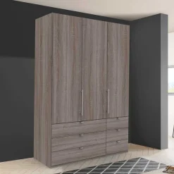 Schlafzimmer Kombischrank in Eiche dunkel - Crenba^Wohnen Best