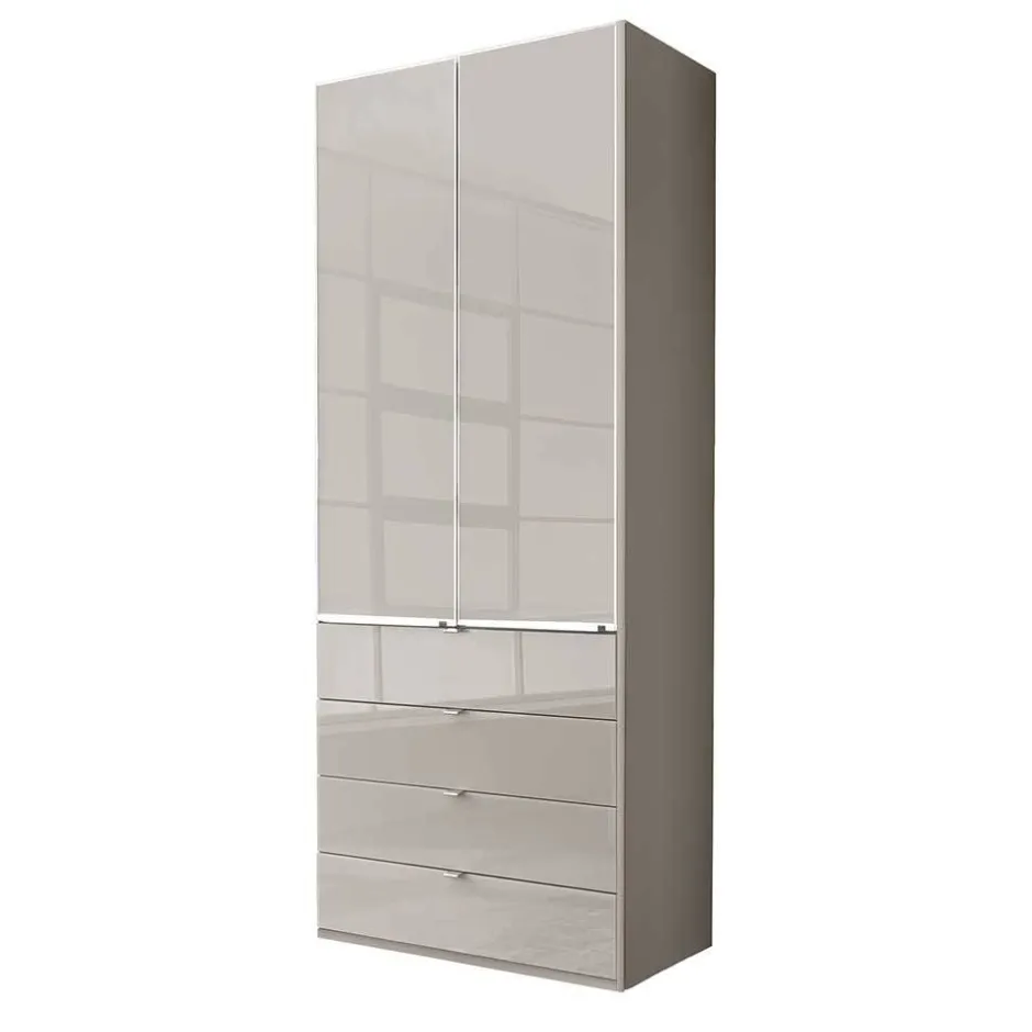 Wohnen Schlafzimmer Kombi-Schrank in Hellgrau - Nucina