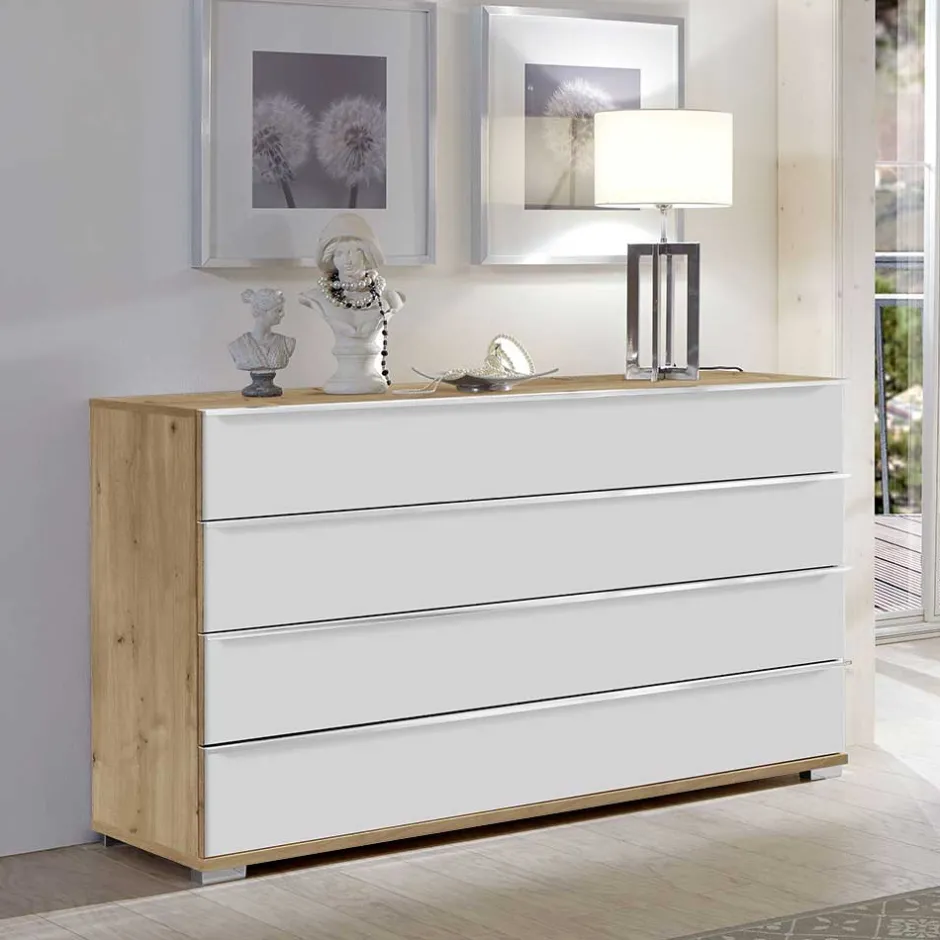 Schlafzimmer Kommode mit vier Schubladen - Nuetran^Wohnen Outlet