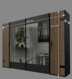 Wohnen Schlafzimmer Komplett Möbelset - Ardila (vierteilig)