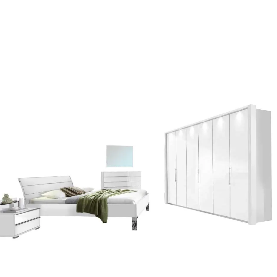 Schlafzimmer Komplettset Donpiave in Weiß (sechsteilig)^Wohnen Sale