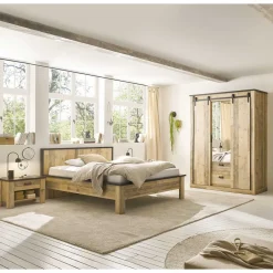 Schlafzimmer mit 140x200 Bett - Naiavio I (vierteilig)^Wohnen Sale