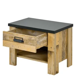 Wohnen Schlafzimmer mit 140x200 Bett Set - Naiavio (fünfteilig)