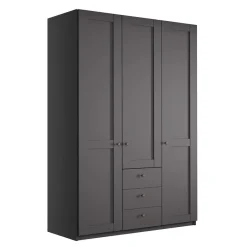 Schlafzimmer Schrank in Dunkelgrau - Mataram^Wohnen