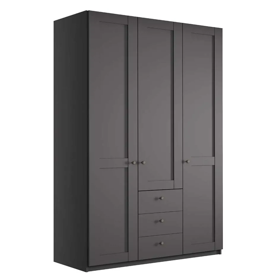 Schlafzimmer Schrank in Dunkelgrau - Mataram^Wohnen