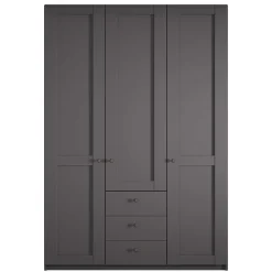 Schlafzimmer Schrank in Dunkelgrau - Mataram^Wohnen