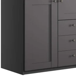 Schlafzimmer Schrank in Dunkelgrau - Mataram^Wohnen