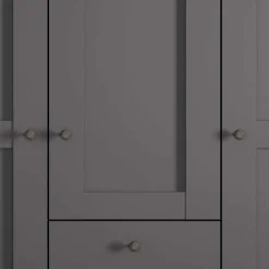 Schlafzimmer Schrank in Dunkelgrau - Mataram^Wohnen