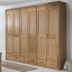 Schlafzimmer Schrank mit 6 Türen & Schubladen - Zamron^Wohnen Clearance