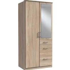 Schlafzimmer Schrank mit Schubladen & Türen - Citerna^Wohnen Discount