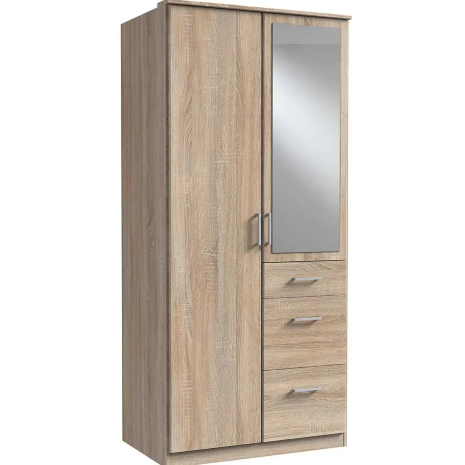 Schlafzimmer Schrank mit Schubladen & Türen - Citerna^Wohnen Discount