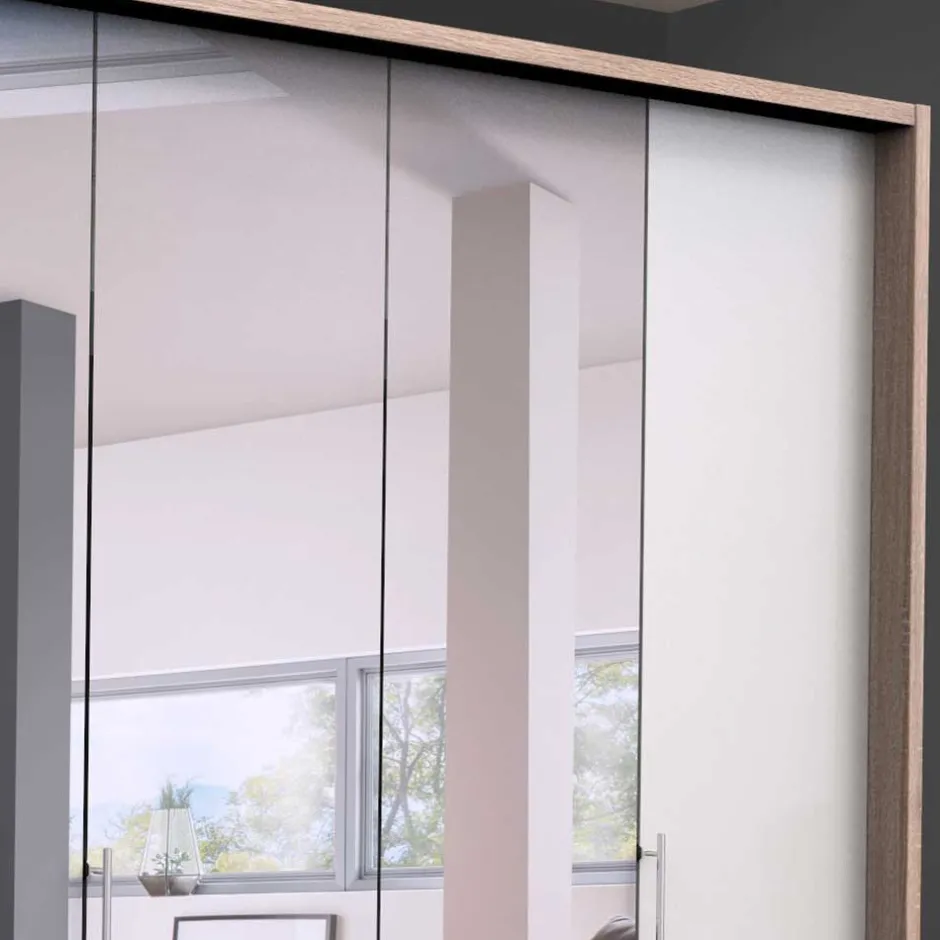 Wohnen Schlafzimmer Schrank mit großer Spiegel Fläche - Bosays III