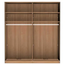 Schlafzimmer Schwebetürenschrank 2-türig - Emdsiva^Wohnen Online