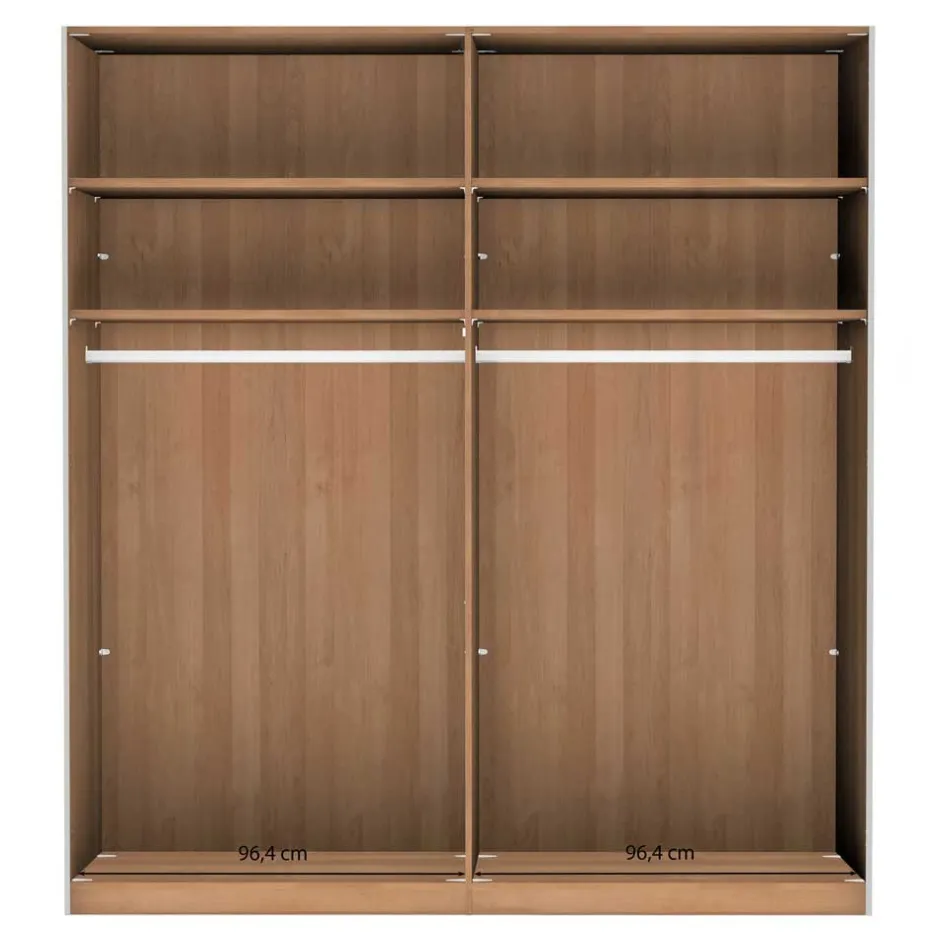 Schlafzimmer Schwebetürenschrank 2-türig - Emdsiva^Wohnen Online