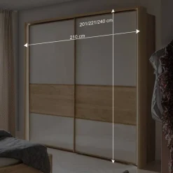 Schlafzimmer Schwebetürenschrank 2-türig - Emdsiva^Wohnen Online