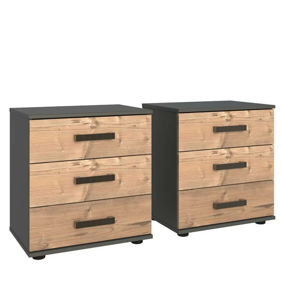 Schlafzimmer Set im Industrial Stil - Ardila (vierteilig)^Wohnen Clearance