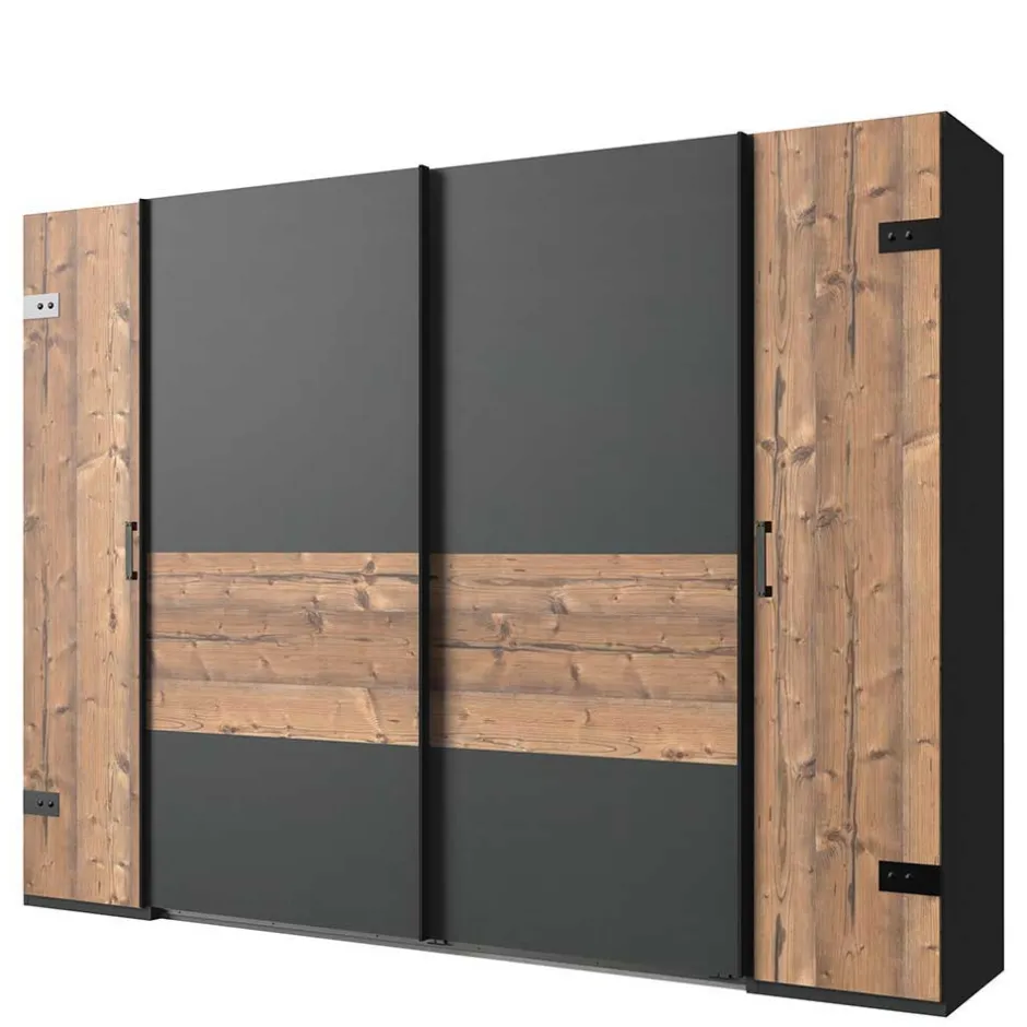 Schlafzimmer Set im Industrial Stil - Ardila (vierteilig)^Wohnen Clearance