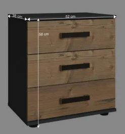 Schlafzimmer Set im Industrial Stil - Ardila (vierteilig)^Wohnen Clearance