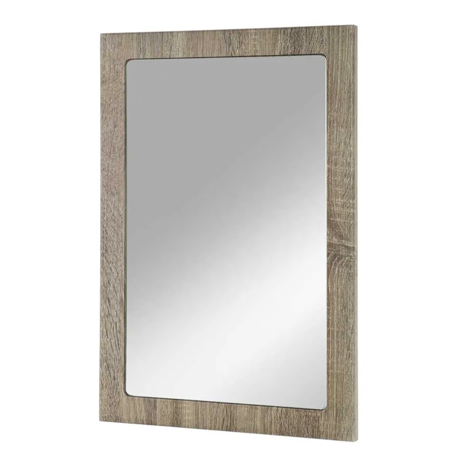 Wohnen Schlafzimmer Spiegel Padmas in Eiche dunkel