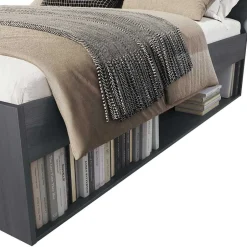 Schlafzimmereinrichtung in Eiche Grau - Carika (vierteilig)^Wohnen Discount