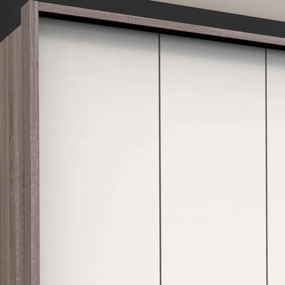 Schlafzimmerkleiderschrank foliert in Weiß - Tivierto I^Wohnen Online