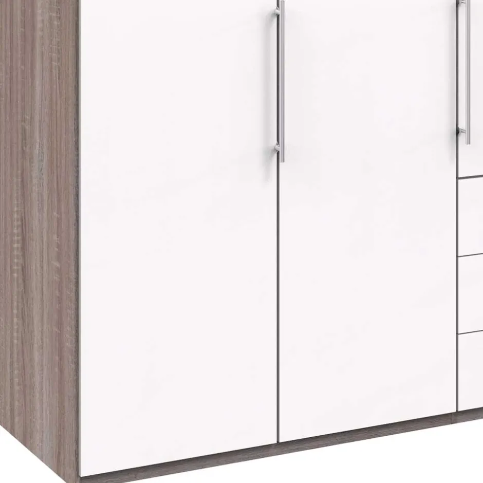 Wohnen Schlafzimmerkleiderschrank mit drei Schubladen - Tivierto