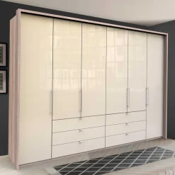 Schlafzimmerkleiderschrank mit sechs Schubladen - Rativian^Wohnen Best