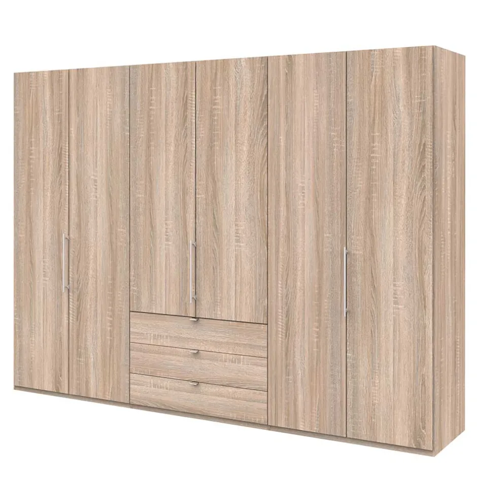 Wohnen Schlafzimmerkleiderschrank in Holz Nachbildung - Zayun I