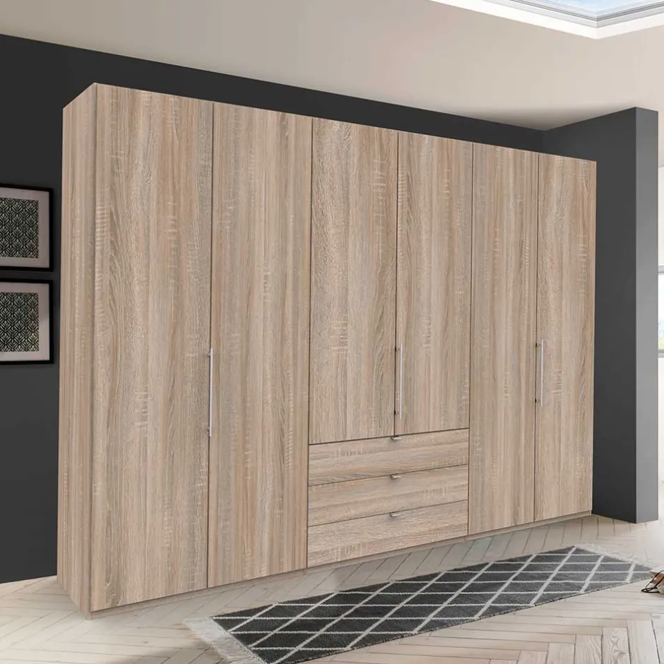 Wohnen Schlafzimmerkleiderschrank in Holz Nachbildung - Zayun I