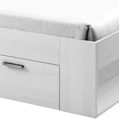 Schlafzimmermöbel in Weiß Esche Dekor - Pruducia (vierteilig)^Wohnen