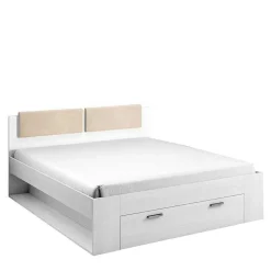 Schlafzimmermöbel in Weiß Esche Dekor - Pruducia (vierteilig)^Wohnen