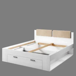 Schlafzimmermöbel in Weiß Esche Dekor - Pruducia (vierteilig)^Wohnen