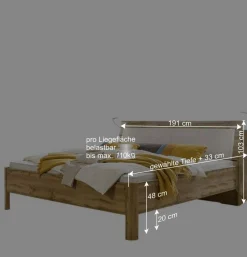 Schlafzimmermöbel Neriman mit Stauraumbett (vierteilig)^Wohnen New